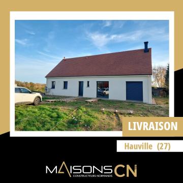 Livraison d’une maison individuelle à Hauville (27)